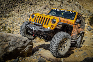 DV8 Offroad Black Aluminum Inner Fender (FRONT): Jeep Wrangler JK 2007-2018