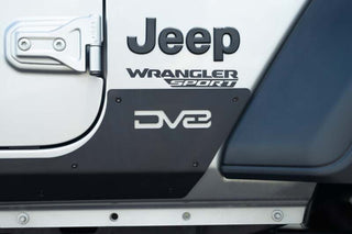 DV8 Offroad Rock Skins 2-Door: Jeep Wrangler JL 2018-26 - Black