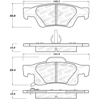 StopTech Performance Brake Pads (REAR): Dodge Durango (11-20) / Jeep Grand Cherokee (11-21)