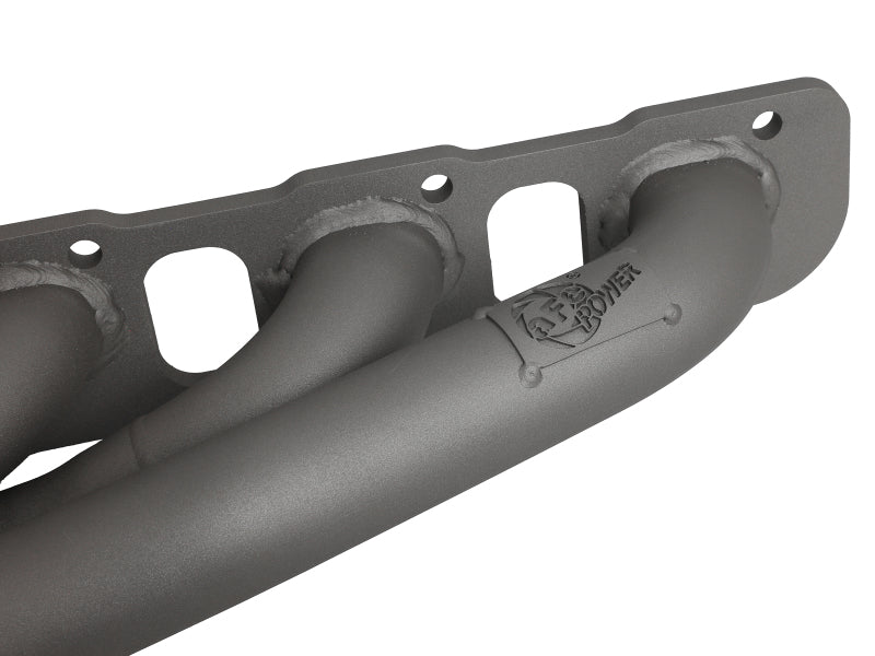 AFE Twisted Steel Shorty Headers (Titanium Ceramic): 300 / Challenger / Charger 6.4L 392 & 6.2L Hellcat 2015 - 2023