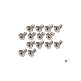 Kentrol Stainless Steel Windshield Bolts 14 Pack: Jeep Wrangler 1997-2006