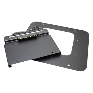 Kentrol Backside License Plate Mount with LED: Jeep Wrangler TJ 1997-2006