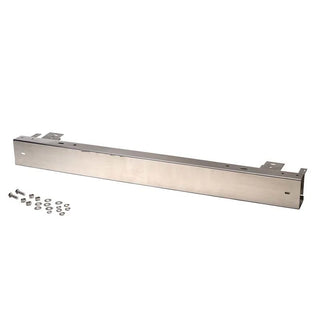 Kentrol Polished Silver 50 Inch Rear Bumper: Jeep Wrangler TJ 1997-2006