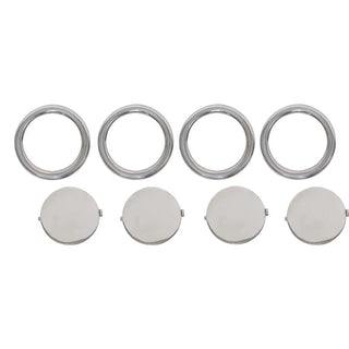 Kentrol Air Vent Assembly: Jeep Wrangler JK 2007-2010 w/ Polished Silver