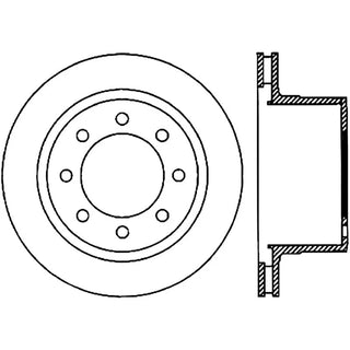 StopTech Power Slot Cryo Rotor (REAR LEFT): Dodge Ram 1500 / Ram 2500 / Ram 3500 (03-08)
