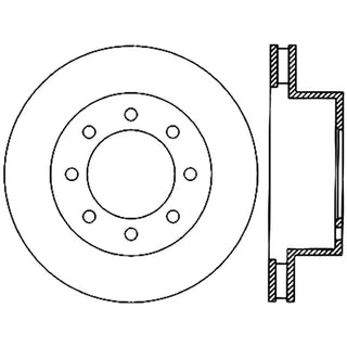 StopTech Power Slot Rotor (FRONT RIGHT): Dodge Ram 1500 (06-08) / Ram 2500 (03-08) / Ram 3500 (03-08) w/ Slotted CRYO
