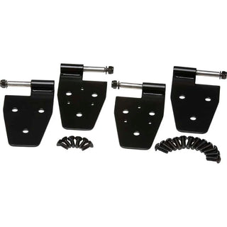 Kentrol Powder Coated Door Hinge Set: Jeep Wrangler TJ 1997-2006
