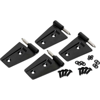 Kentrol Powder Coated Door Hinge Set: Jeep Wrangler JK 2007-2018 w/ 4 Pieces 2 Door