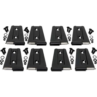 Kentrol Powder Coated Door Hinge Set: Jeep Wrangler JK 2007-2018