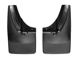 WeatherTech No-Drill Front Mudflaps: Dodge Ram 2010-2013 5.7L/6.7L Diesel w/o Flares