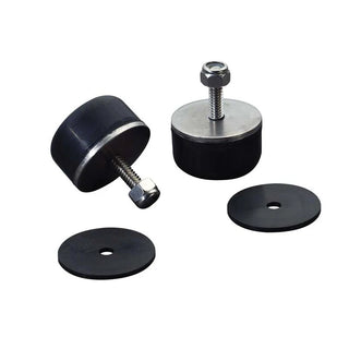 Kentrol Polished Silver Hood Bumpers: Jeep Wrangler TJ / JK (1997-2018)