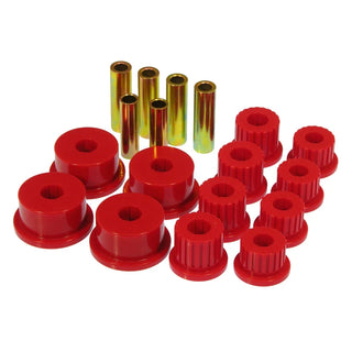 Prothane Rear Spring and Shackle Bushings: Dodge Ram 1500 / Ram 2500 / Ram 3500 1994-1999 w/ Red