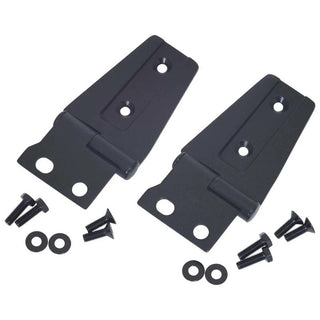 Kentrol Textured Black Hood Hinge Pair: Jeep Wrangler JK 2007-2018