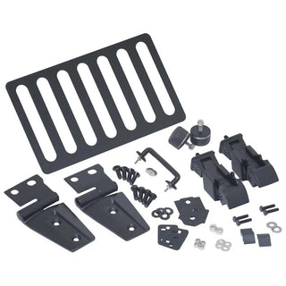 Kentrol Textured Black Hood Kit: Jeep Wrangler JK 2007-2018