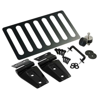 Kentrol Powder Coated Hood Kit: Jeep Wrangler JK 2007-2018 w/ Hood Catch