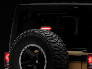 Raxiom Axial Series Hyper Flash LED Third Brake Light: Fits Most Jeep Wrangler Models (2007-2018) - Smoked
