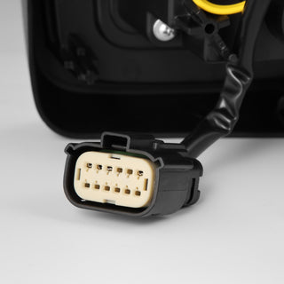 AlphaRex NOVA Prismatic LED Tail Lights (Alpha-Black): Jeep Wrangler 2018 - 2025