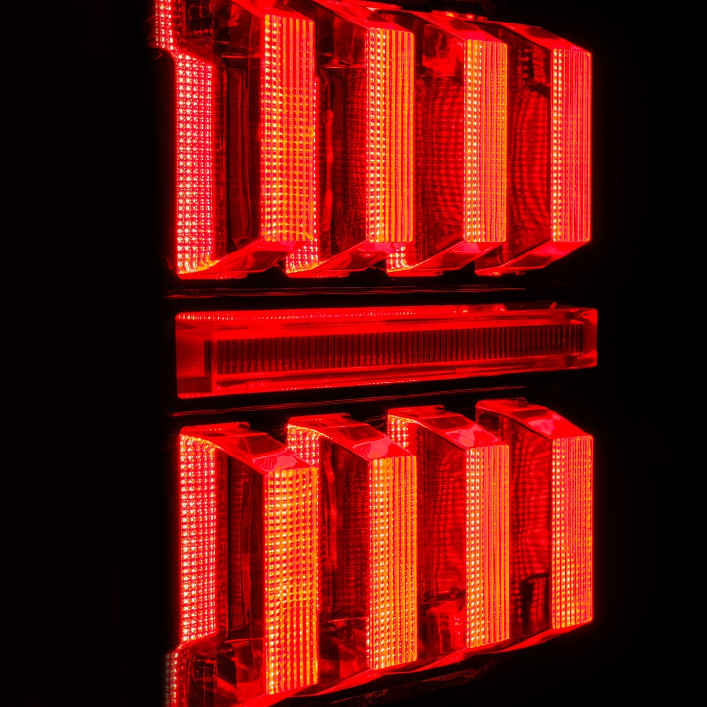 AlphaRex NOVA Prismatic LED Tail Lights (Alpha-Black): Jeep Wrangler 2018 - 2025