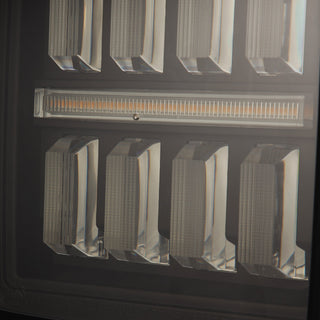 AlphaRex NOVA Prismatic LED Tail Lights (Black / Red): Jeep Wrangler 2018 - 2025