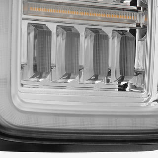 AlphaRex NOVA Prismatic LED Tail Lights (Clear): Jeep Wrangler 2018 - 2025