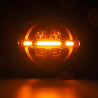 AlphaRex NOVA LED Projector Headlights (Alpha-Black): Jeep Wrangler (18-25) / Gladiator (20-25)