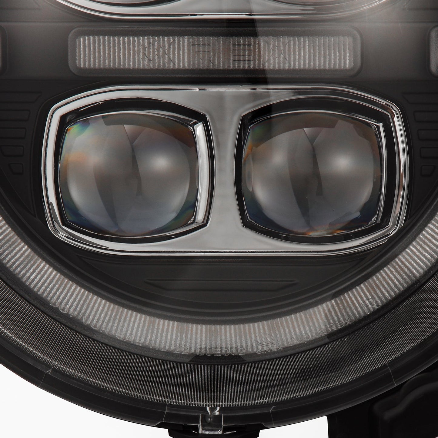 AlphaRex NOVA LED Projector Headlights (Black): Jeep Wrangler (18-25) / Gladiator (20-25)
