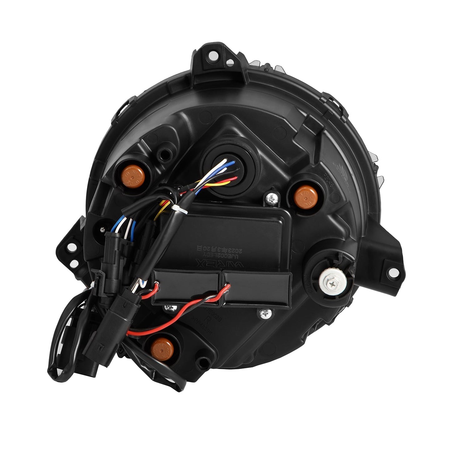 AlphaRex NOVA LED Projector Headlights (Black): Jeep Wrangler (18-25) / Gladiator (20-25)