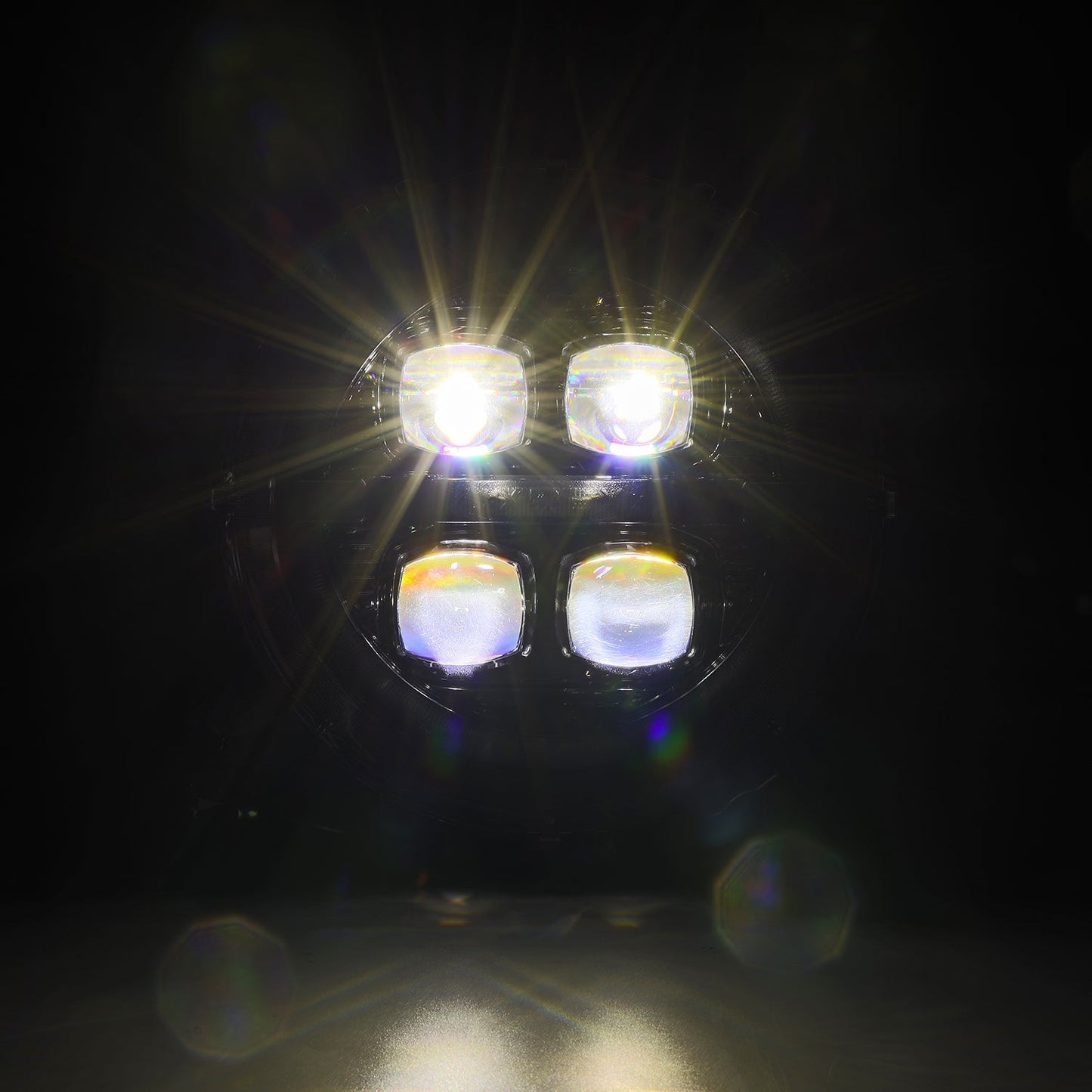 AlphaRex NOVA LED Projector Headlights (Black): Jeep Wrangler (18-25) / Gladiator (20-25)