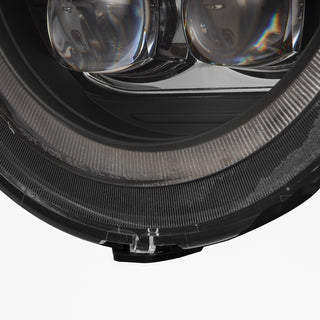 AlphaRex NOVA LED Projector Headlights (Black): Jeep Wrangler (18-25) / Gladiator (20-25)