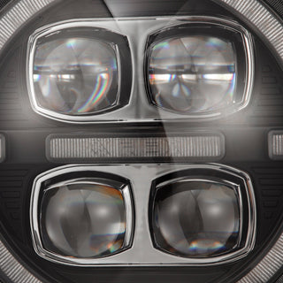 AlphaRex NOVA LED Projector Headlights (Black): Jeep Wrangler (18-25) / Gladiator (20-25)