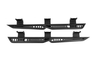 DV8 Offroad OE Plus Side Steps Black Steel (SIDE): Ram 1500 Crew Cab 2019-2025 5.7L/6.2L
