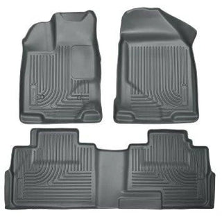 Husky Liners WeatherBeater Combo Front & 2nd Row Floor Liners: Hyundai Tucson 2014 Black