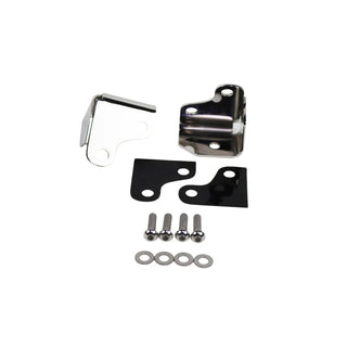 Kentrol Polished Silver Windshield Light Mount: Jeep Wrangler JK 2007-2018