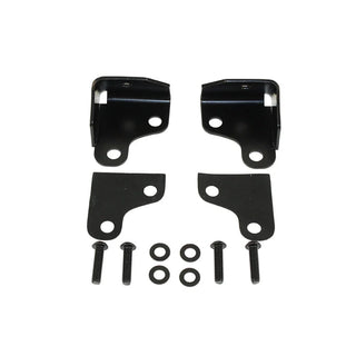 Kentrol Powdercoated Black Windshield Light Mount: Jeep Wrangler JK 2007-2018