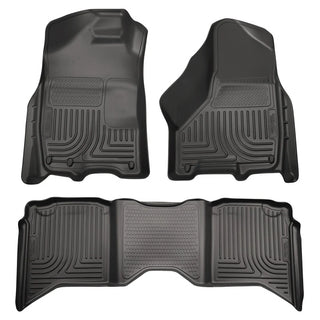 Husky Liners WeatherBeater Combo Front and 2nd Seat Floor Liners: Dodge Ram 1500 (09-10) / Ram 2500 (10) / Ram 3500 (10)