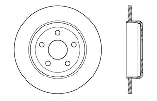 StopTech Drilled Sport Brake Rotor: Dodge Durango / Jeep Grand Cherokee 2011 - 2020