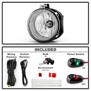 Spyder OEM Style Fog Lights (Clear): Dodge Charger 2006 - 2010