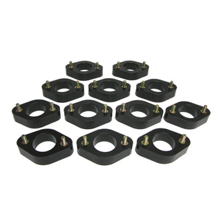 Prothane Black Body Spacer Kit: Jeep Wrangler 2007-2011