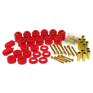 Prothane 1in Lift Body Mount Kit: Jeep Wrangler 1997-2006 w/ Red