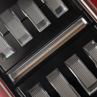 AlphaRex NOVA Prismatic LED Tail Lights (Black / Red): Jeep Gladiator 2020 - 2025