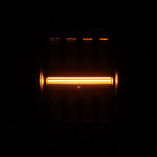 AlphaRex NOVA Prismatic LED Tail Lights (Black / Red): Jeep Gladiator 2020 - 2025