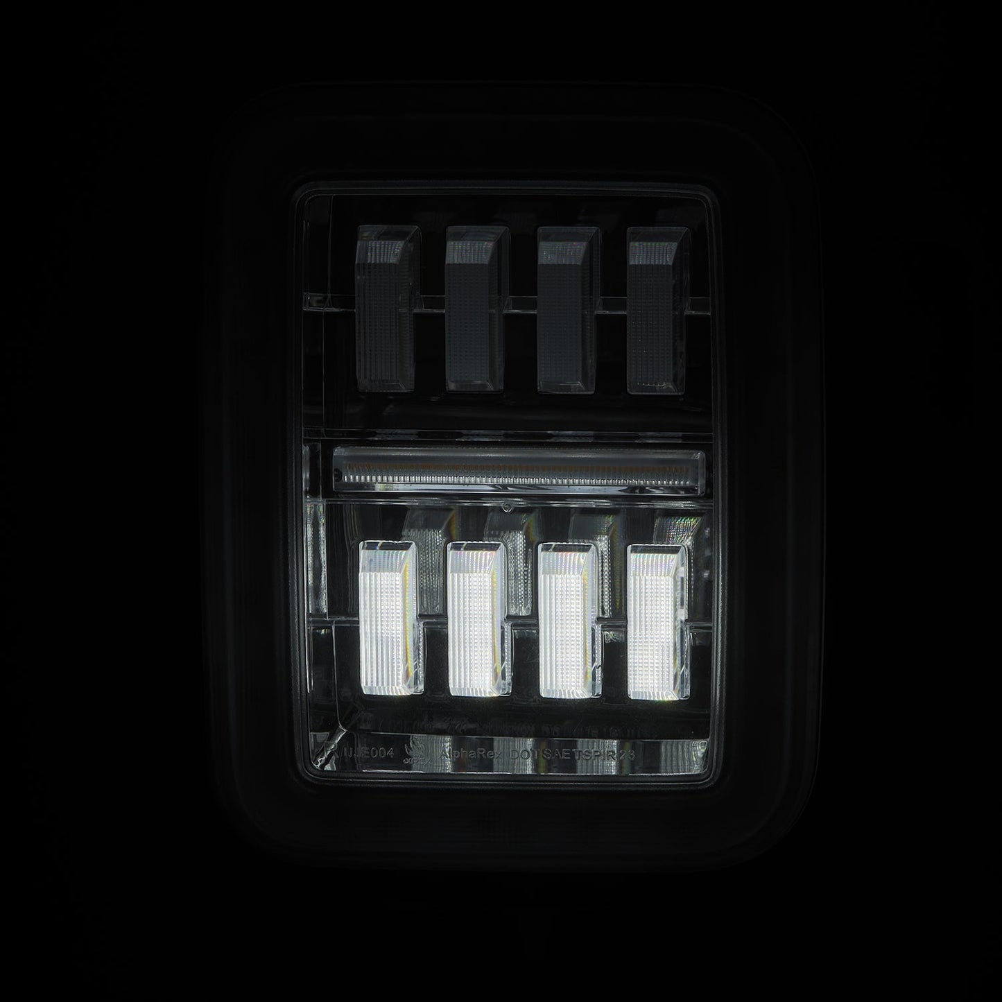 AlphaRex NOVA Prismatic LED Tail Lights (Chrome): Jeep Gladiator 2020 - 2025