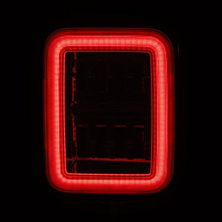 AlphaRex NOVA Prismatic LED Tail Lights (Chrome): Jeep Gladiator 2020 - 2025