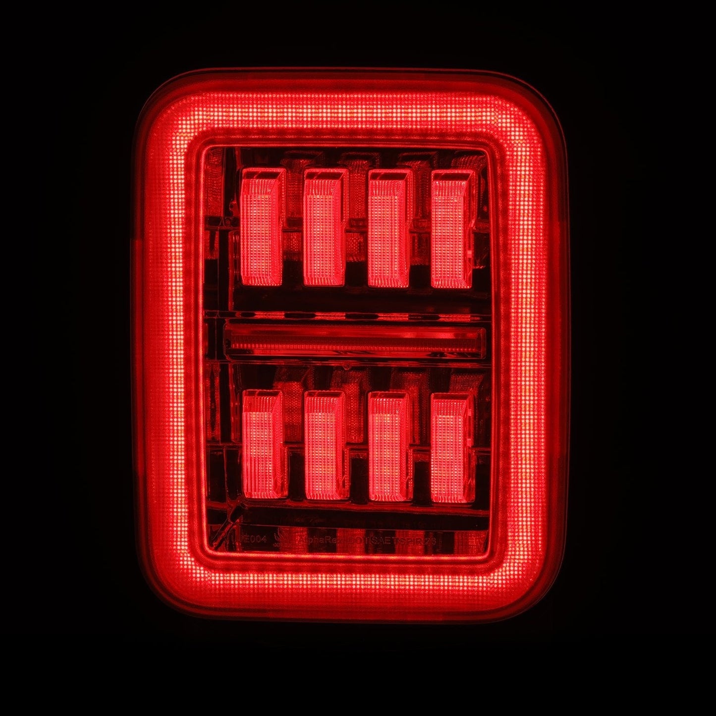 AlphaRex NOVA Prismatic LED Tail Lights (Chrome): Jeep Gladiator 2020 - 2025