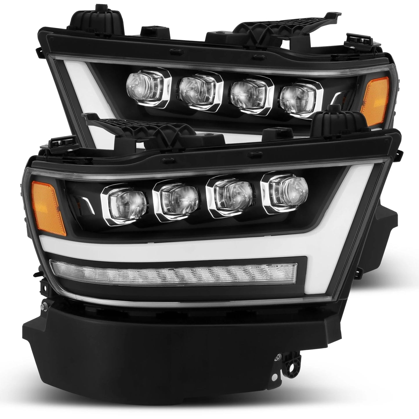 AlphaRex NOVA LED Projector Headlights (Black): Ram 1500 2019 - 2024