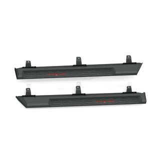 Road Armor Stealth Running Board Step: Jeep Wrangler JL 2018-2020 4DR w/ Tex Black