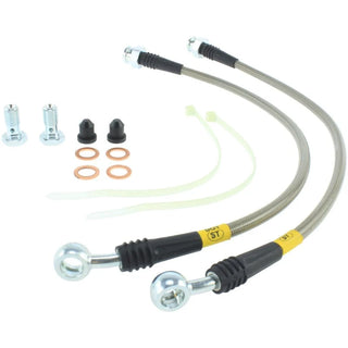 StopTech Stainless Steel Front Brake Lines (FRONT): Jeep Commander (06-10) / Grand Cherokee (05-10)