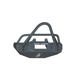 Road Armor Stealth Stubby Front Winch Bumper w/ Stinger Guard: Jeep Wrangler JK 2007-2018