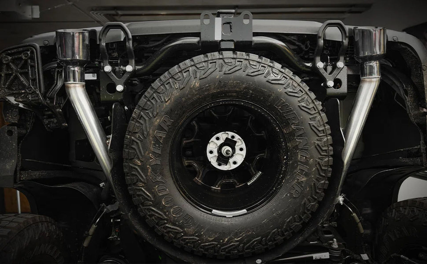 MagnaFlow SPEQ Cat-Back Exhaust System (Black Tips): 2025 Ram 1500 RHO