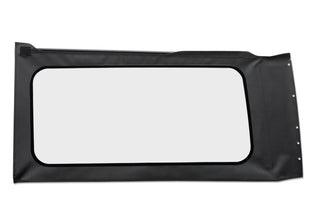 Bestop OE Replacement Quarter Window Left Black Vinyl Clear (REAR): Jeep Wrangler JL 2018-2025 2.0L Turbo / 3.6L V6